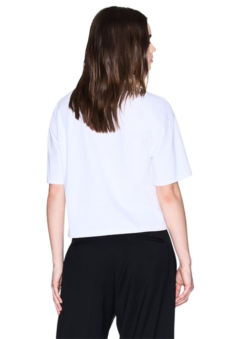 t-shirt cropped con applicazioni ARMANI EXCHANGE | T-shirt | XW001364 AF15085U0002